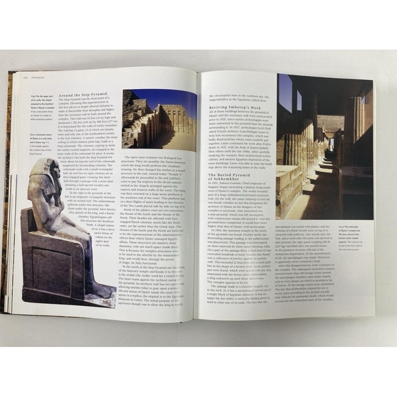 Egypt: Land and Lives of the Pharaohs Revealed Hardcover Book by Cheryl Perry - Picture 8 of 9